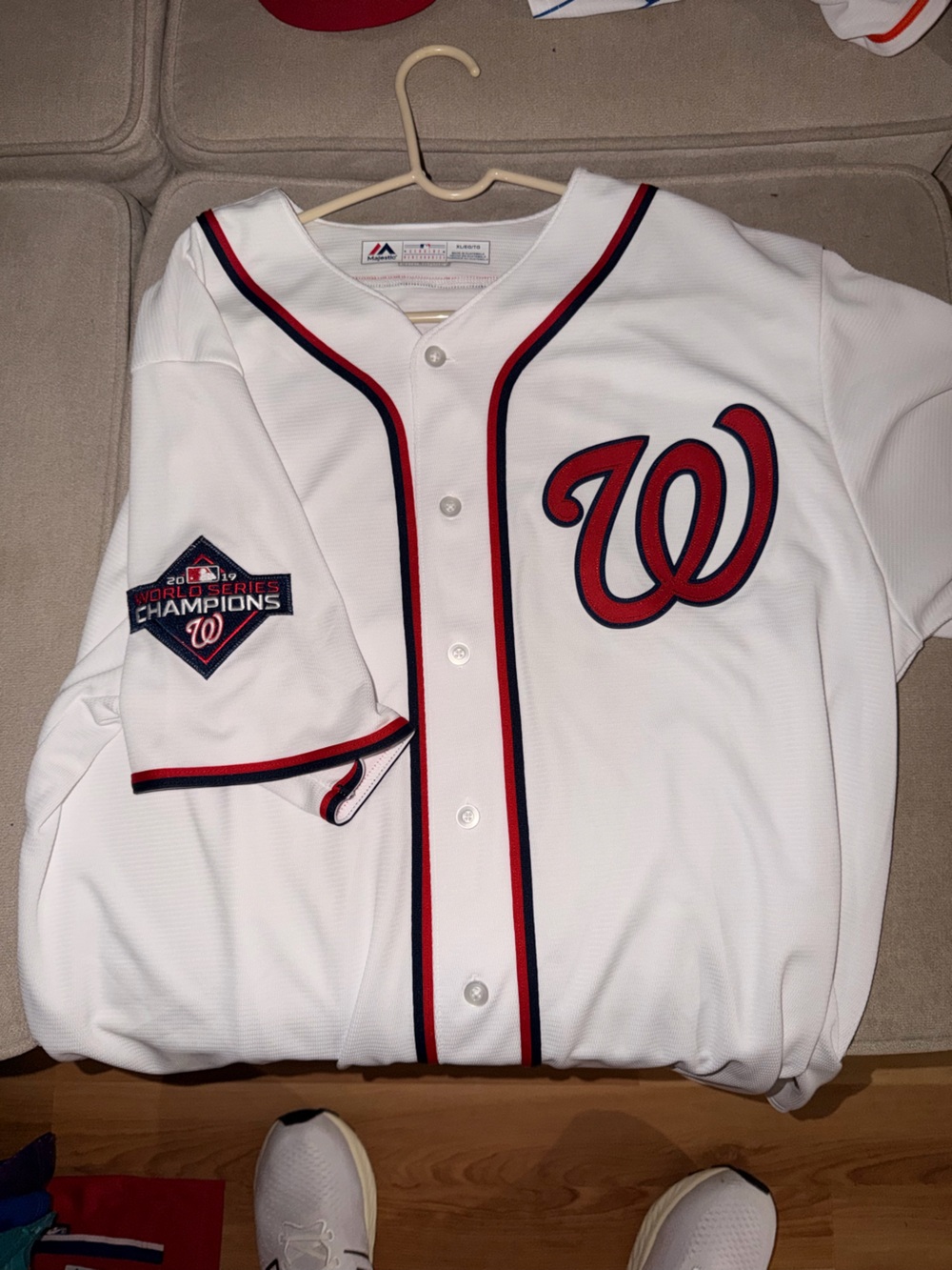 Washington Nationals White Home World Series 2019 Trae Turner Jersey